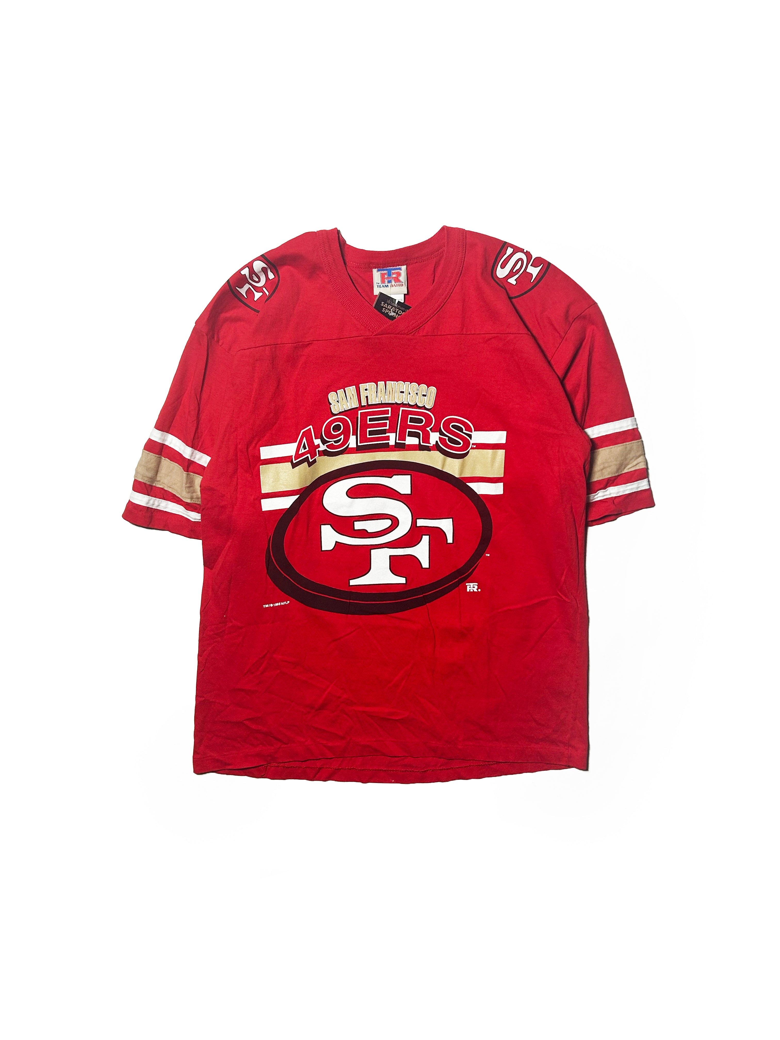 Vintage 80s 90s San Francisco 49ers Jersey Style T-shirt Large