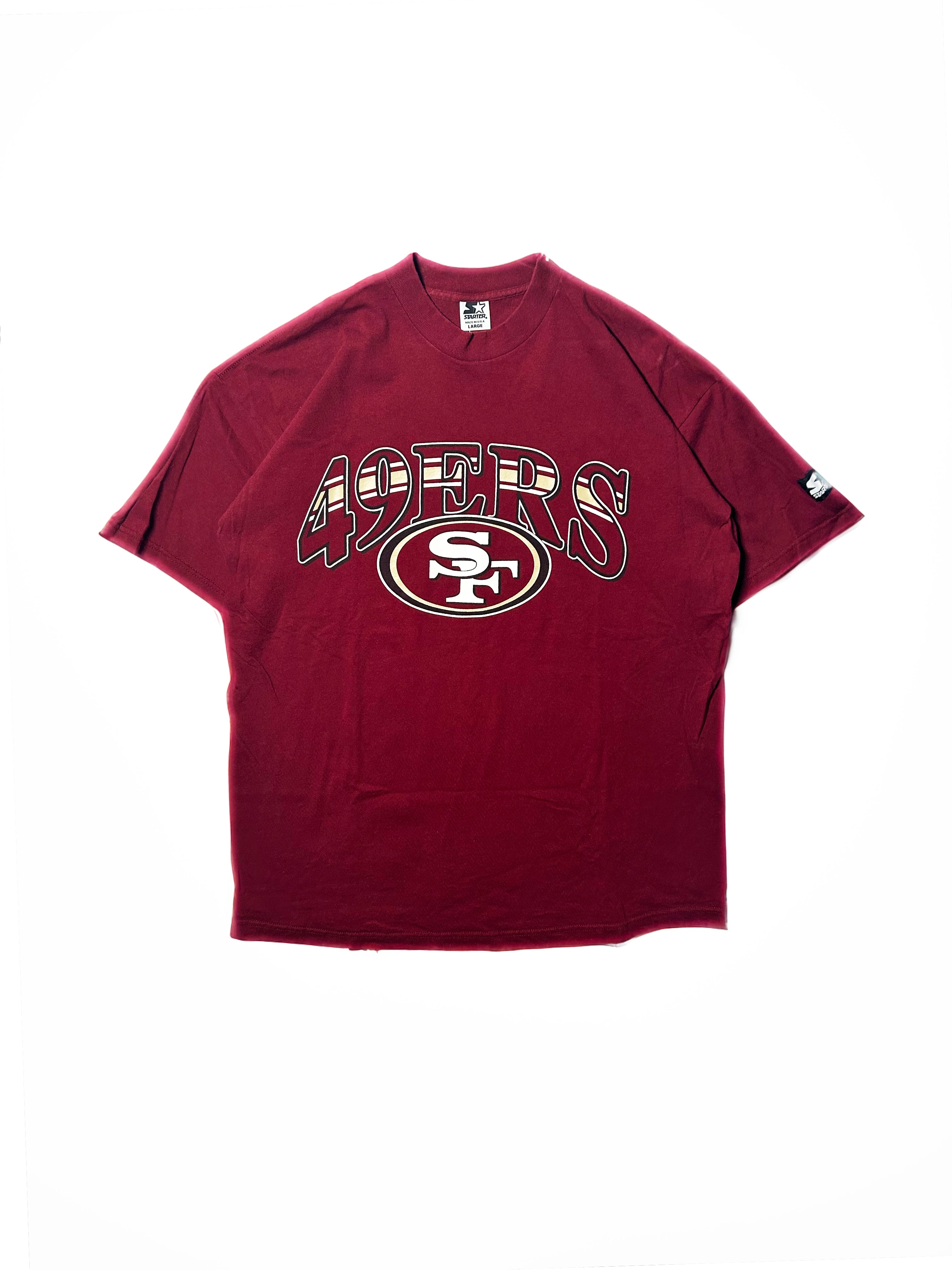 Vintage San Francisco 49ers Starter All Over Print T Shirt 