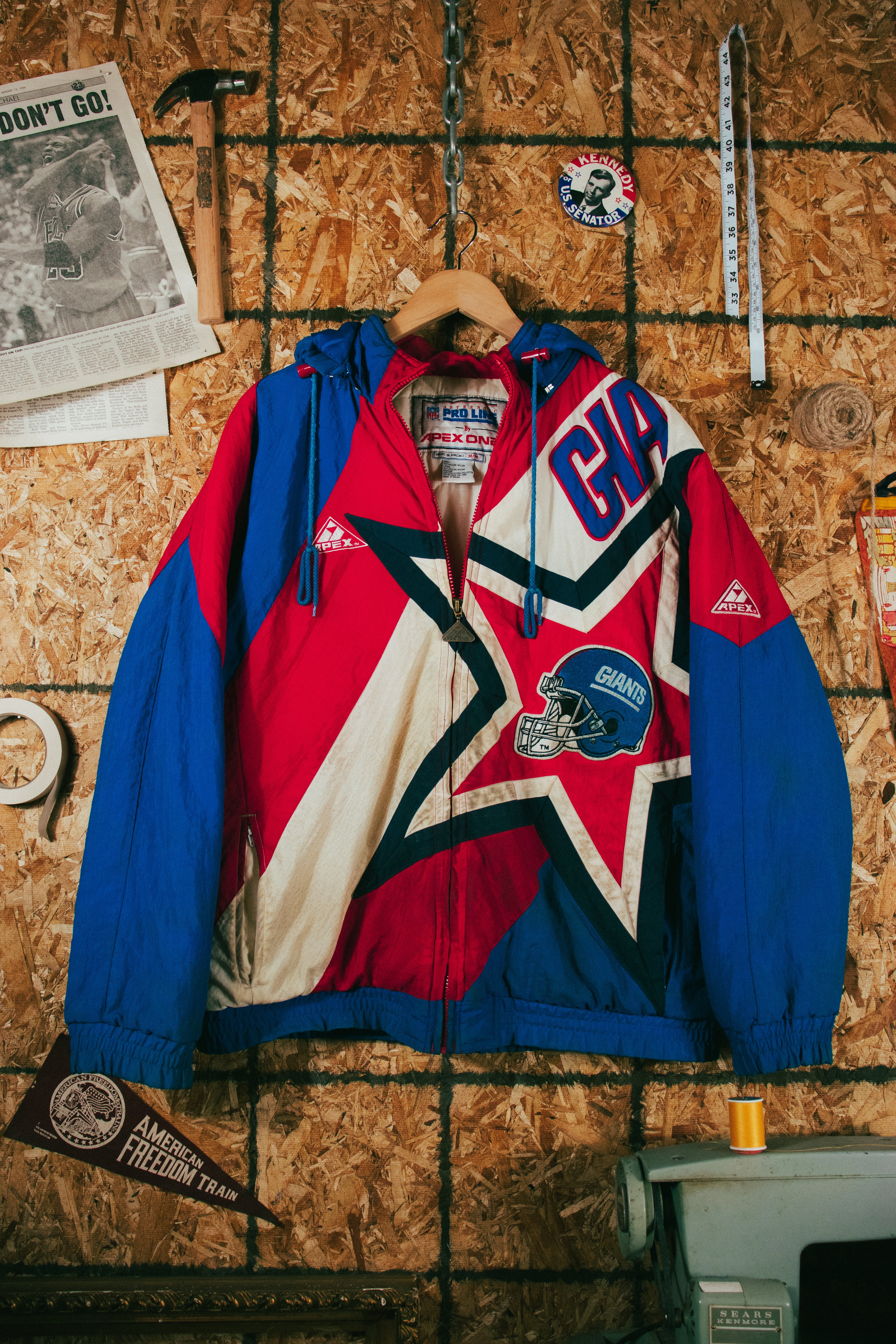 Vintage 90s New York Giants Apex Star Puffer Jacket – Grateful Threads
