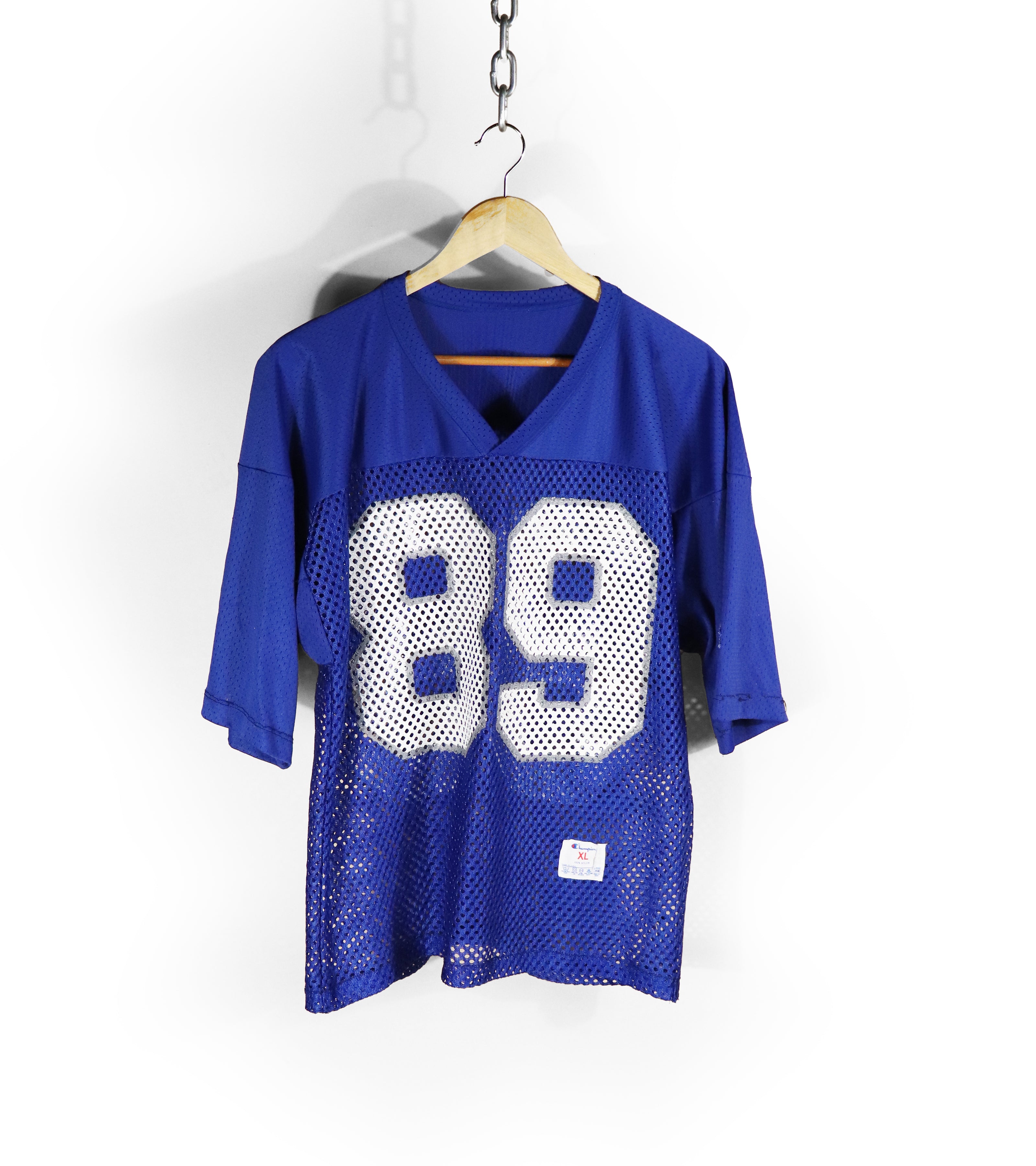 80s Champion Football Mesh T-shirt 92番 Vintage 80s Champion Mesh Football Jersey – Grateful Threads