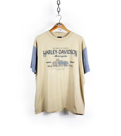 Vintage 1998 Harley Davidson West Coast Two-Tone T-Shirt