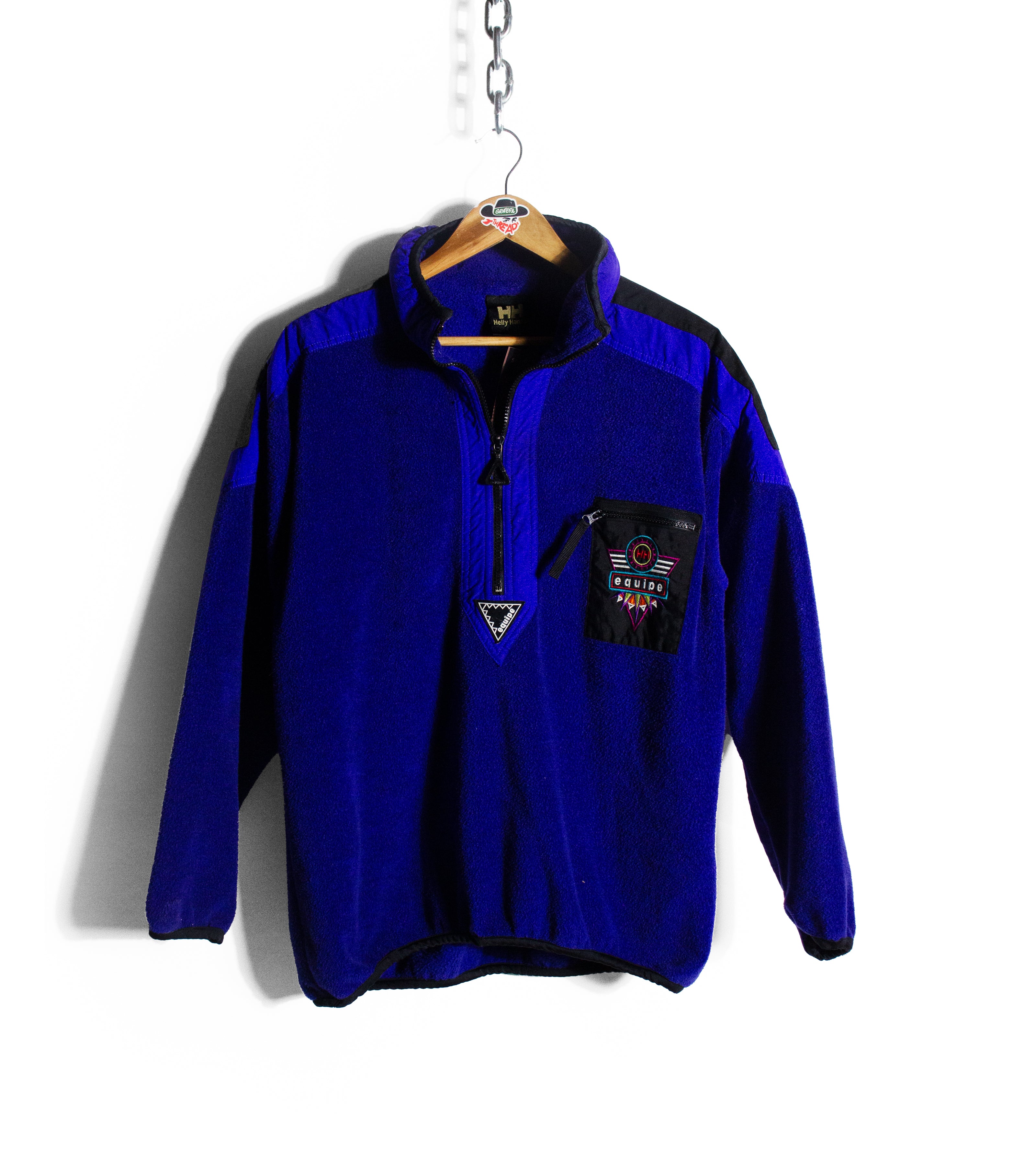 VIntage 90s Helly Hansen Equipe Fleece 3/4 Zip – Grateful Threads