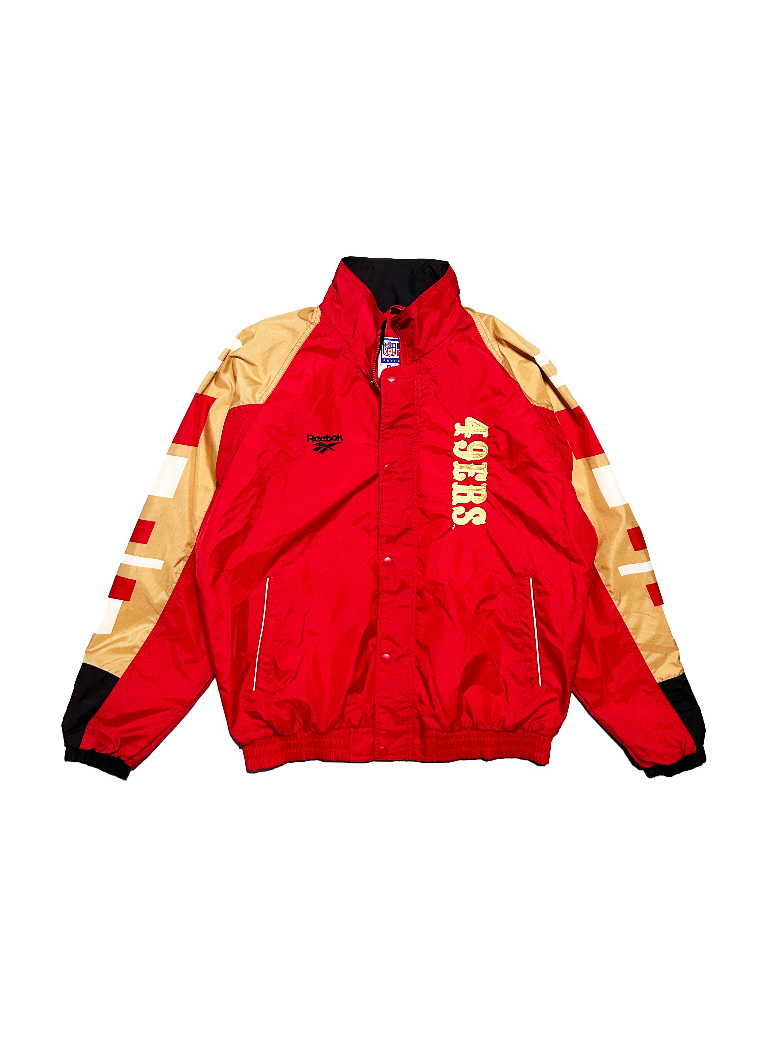 90's San Francisco 49ers Reebok Pro Line NFL Windbreaker Jacket