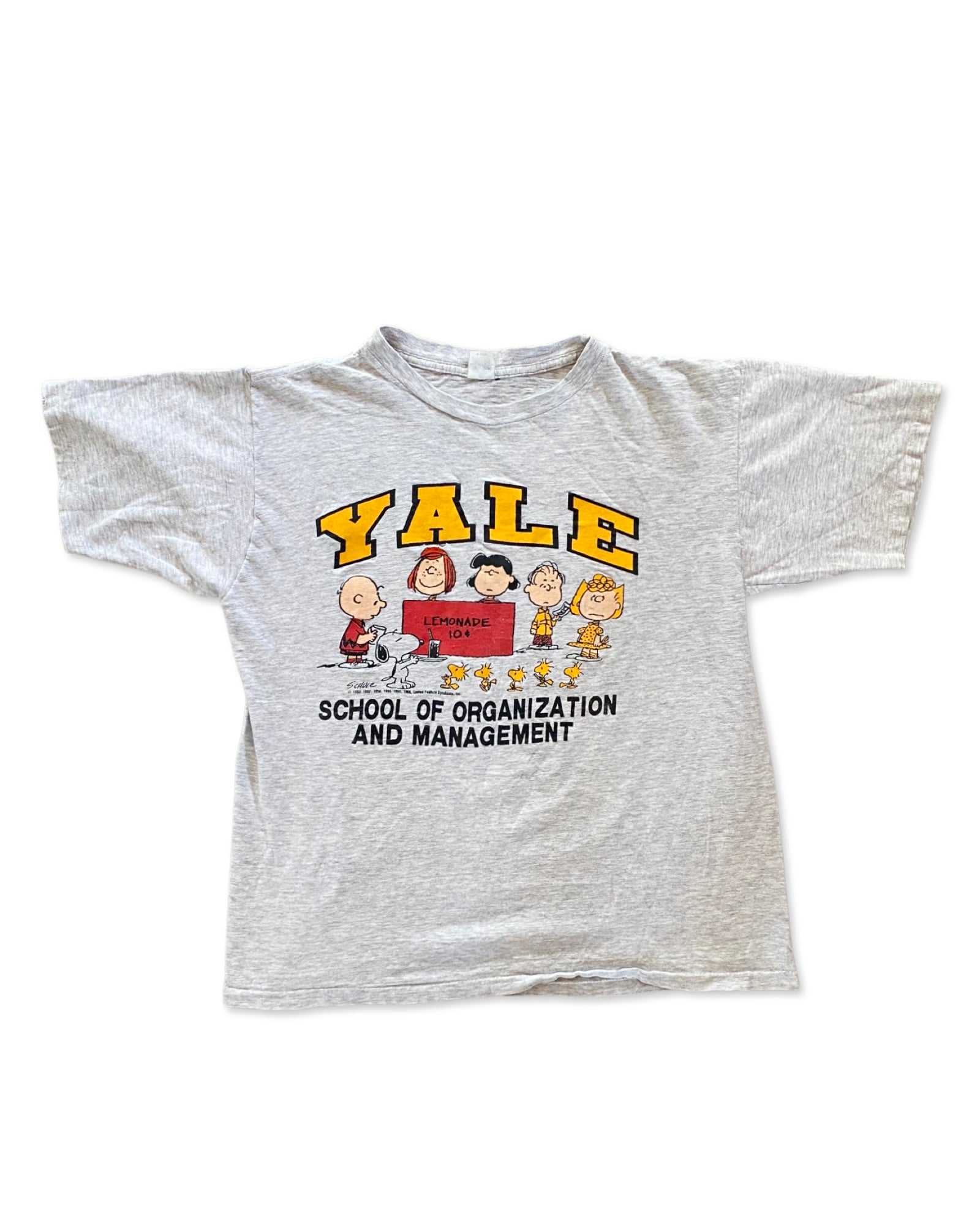 Vintage 1966 Yale x Peanuts Collab TShirt Grateful Threads