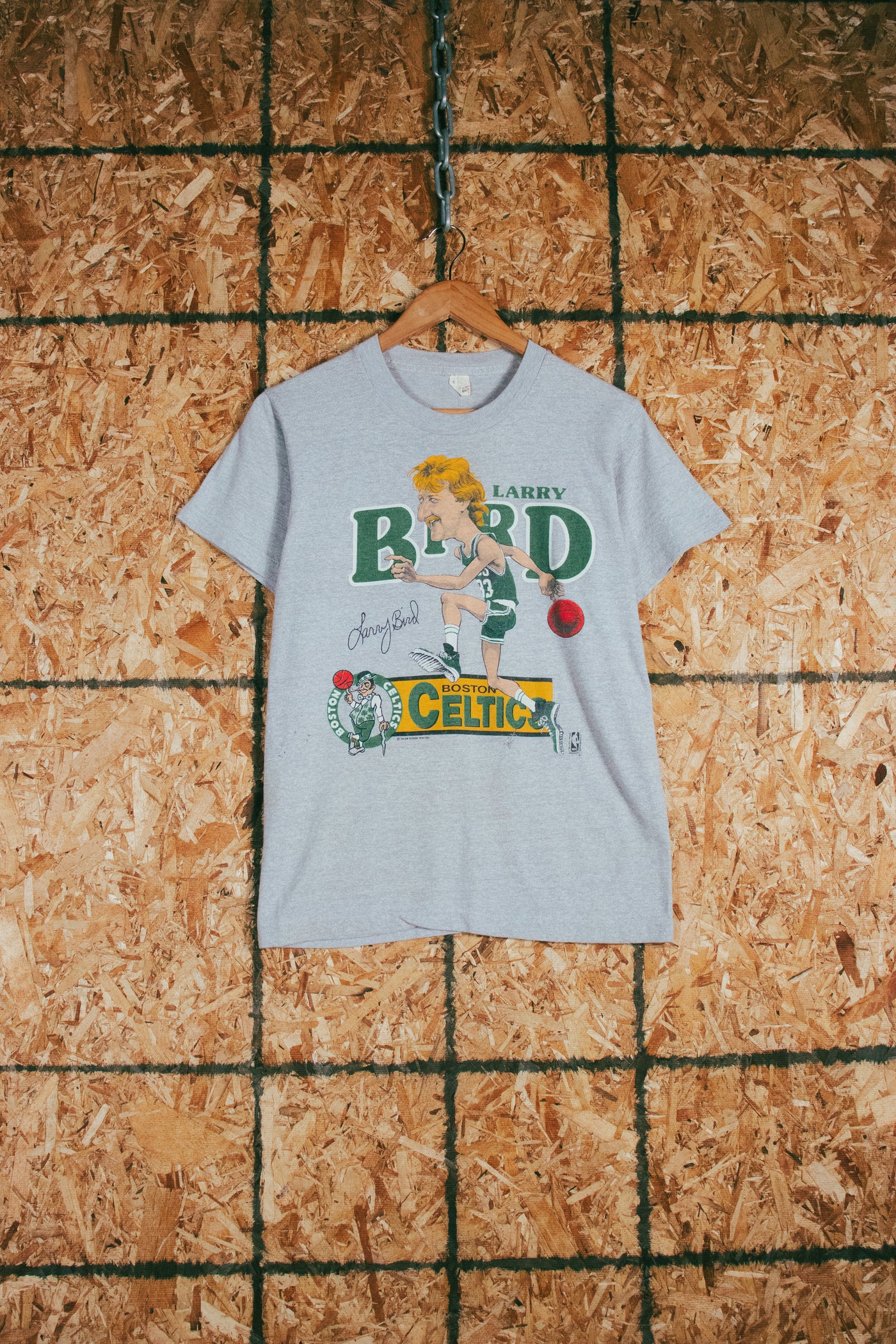 Vintage 80s Boston Celtics Larry Bird T-Shirt