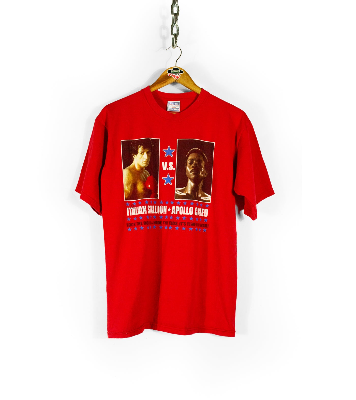 Vintage 2002 'Italian Stallion vs Apollo Creed' Rocky Promo T-Shirt