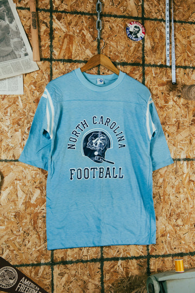 Vintage 70s UNC Football 3/4 Sleeve Shirt