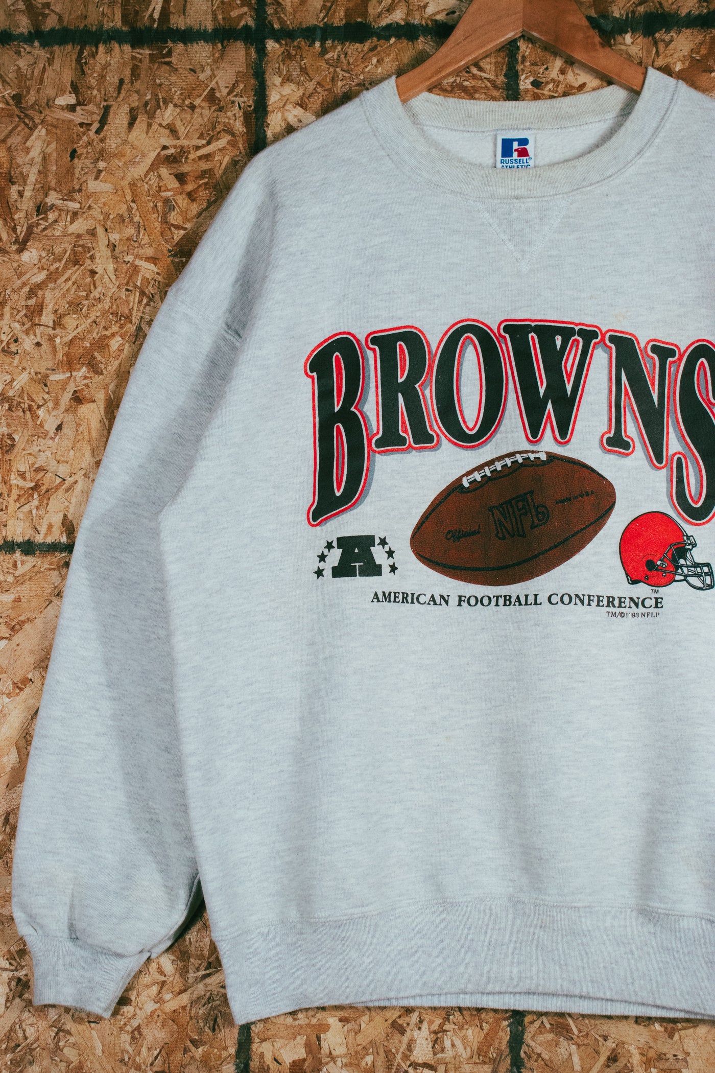 Vintage 1993 Cleveland Browns Russell Crewneck