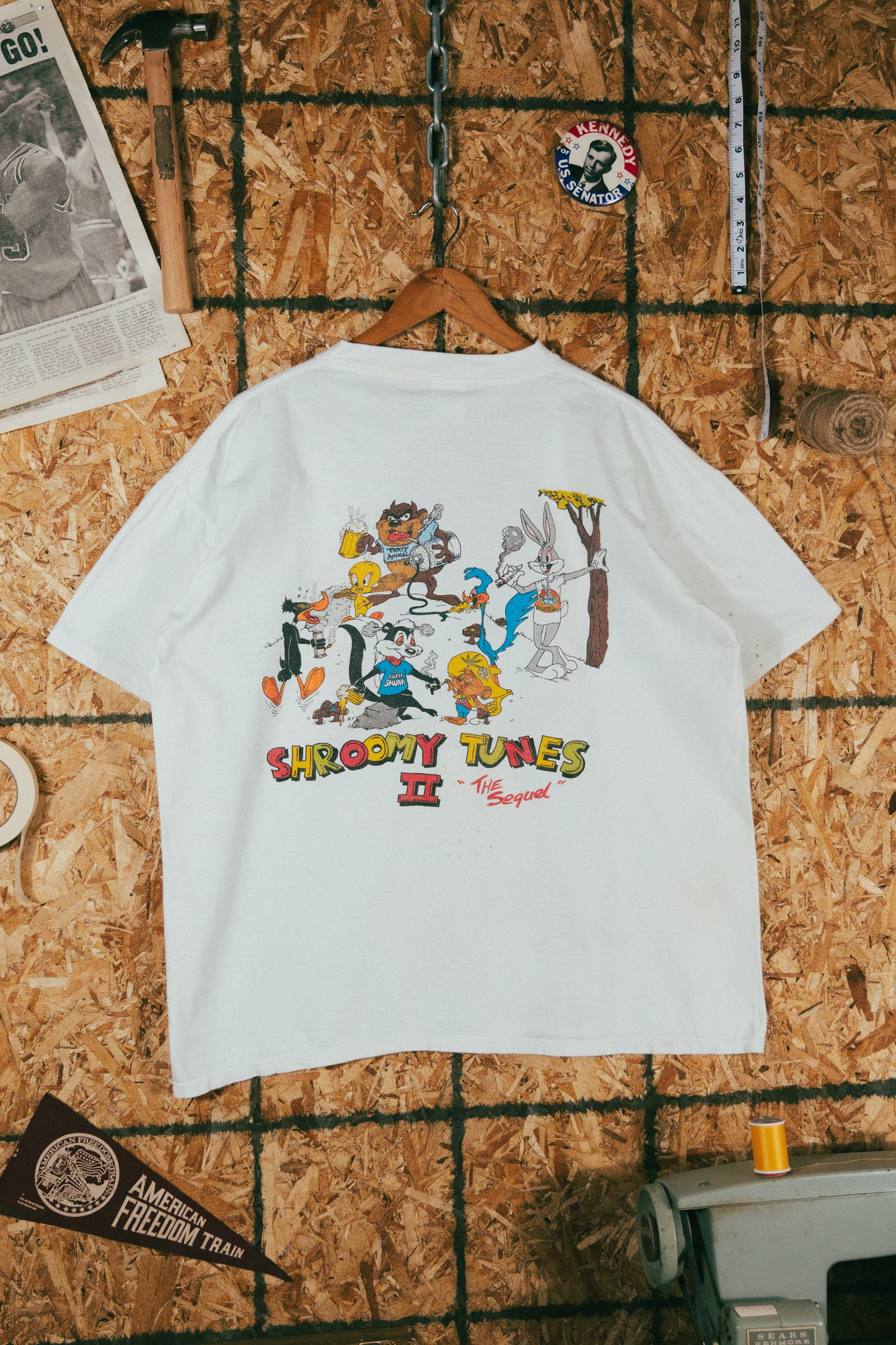 Vintage 90s Sinsemella Sam Shroomy Tunes 2 The Sequel T-Shirt 