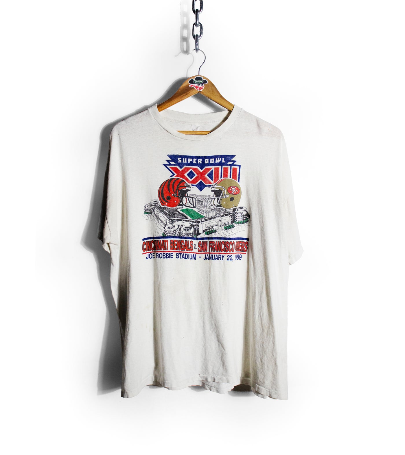 Vintage 1989 49ers vs. Bengals Superbowl T-Shirt