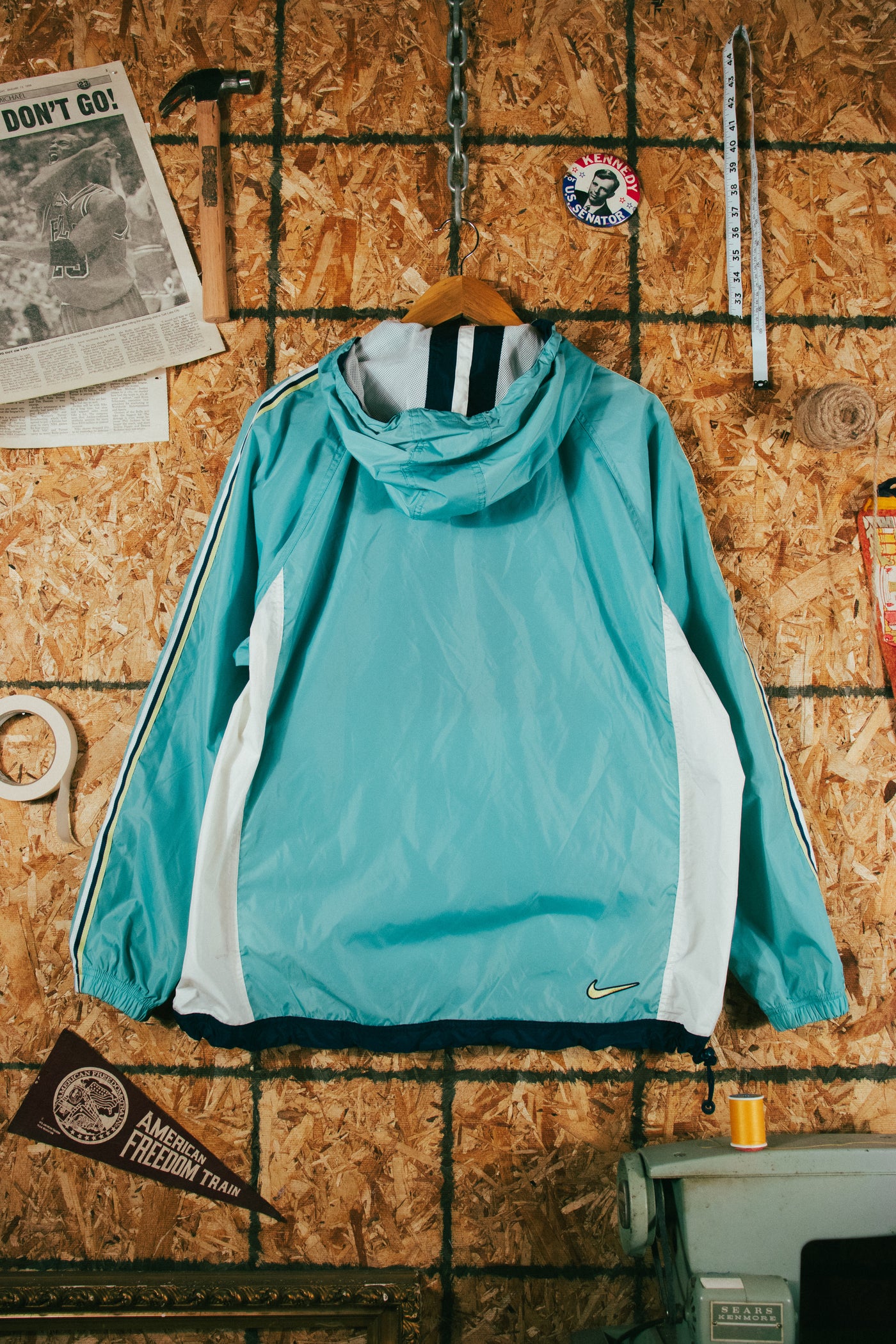 Vintage 90s Nike Swoosh Windbreaker