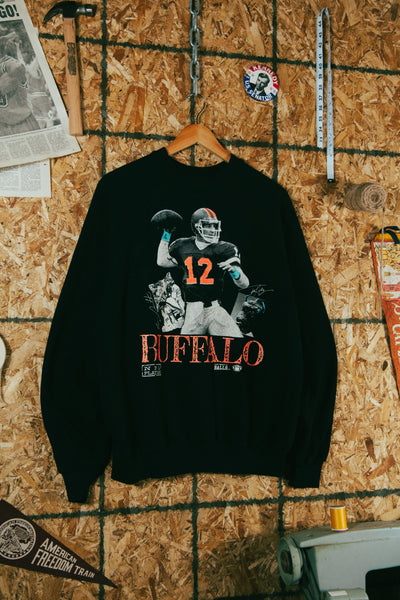 Vintage 80s Jim Kelly Buffalo Bills Crewneck