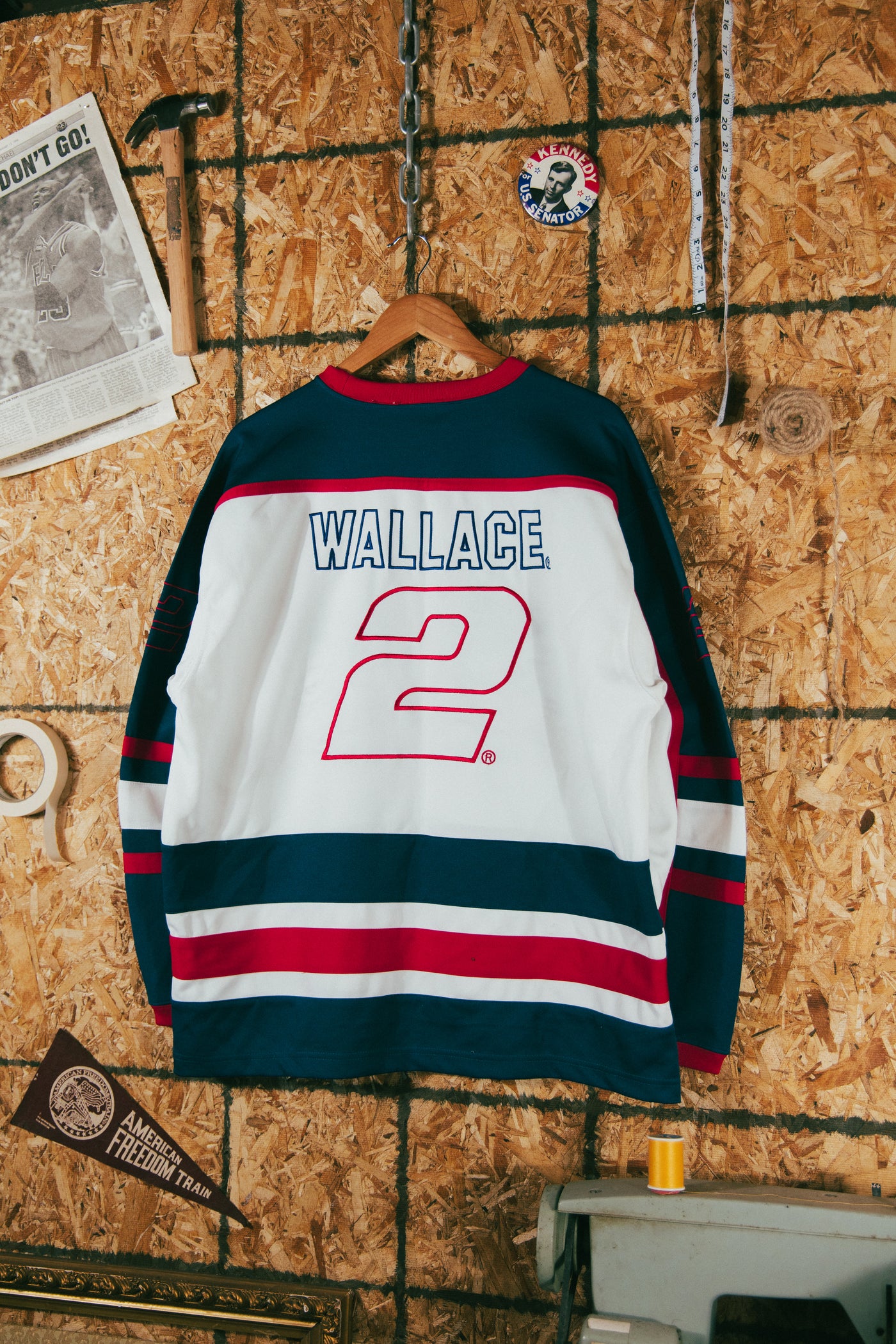 Vintage 2005 Miller Lite Rusty Wallace Hockey Jersey