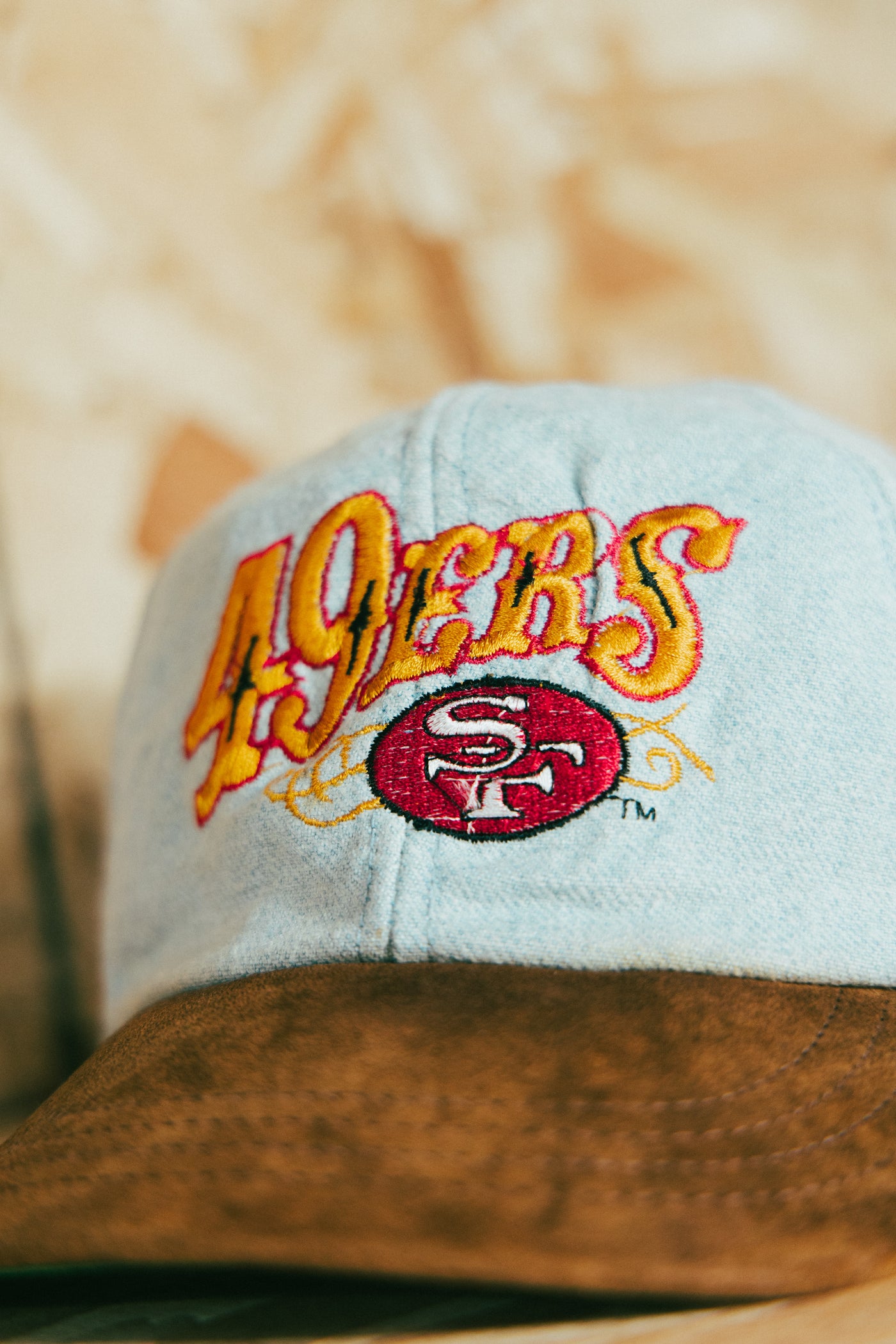Vintage 90s San Francisco 49ers Denim Snapback