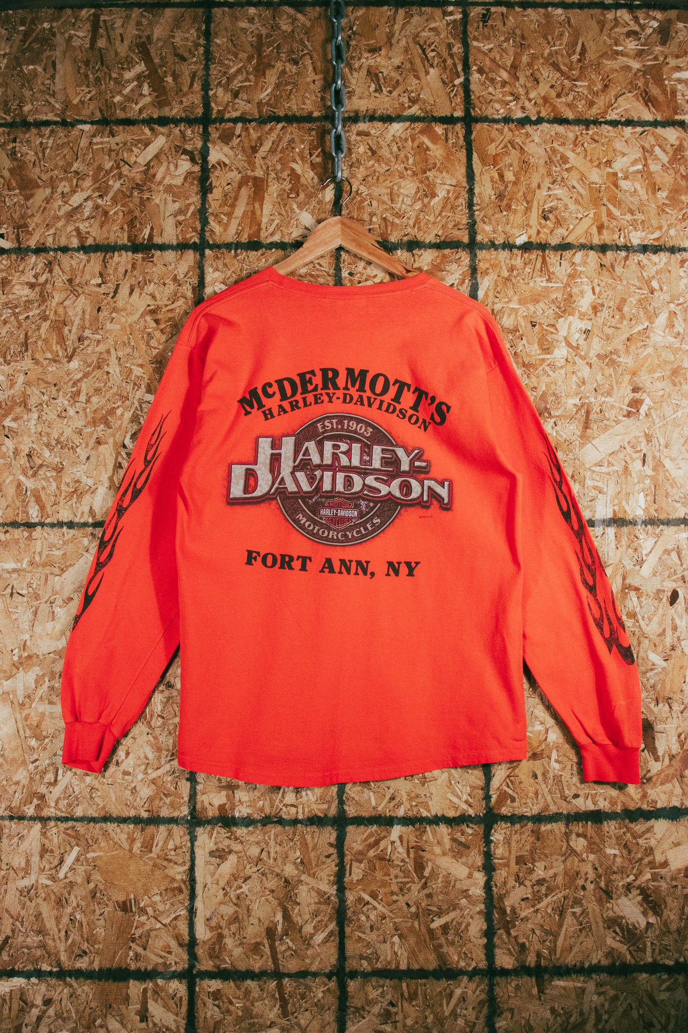 2005 Harley Davidson Longsleeve Flame Shirt