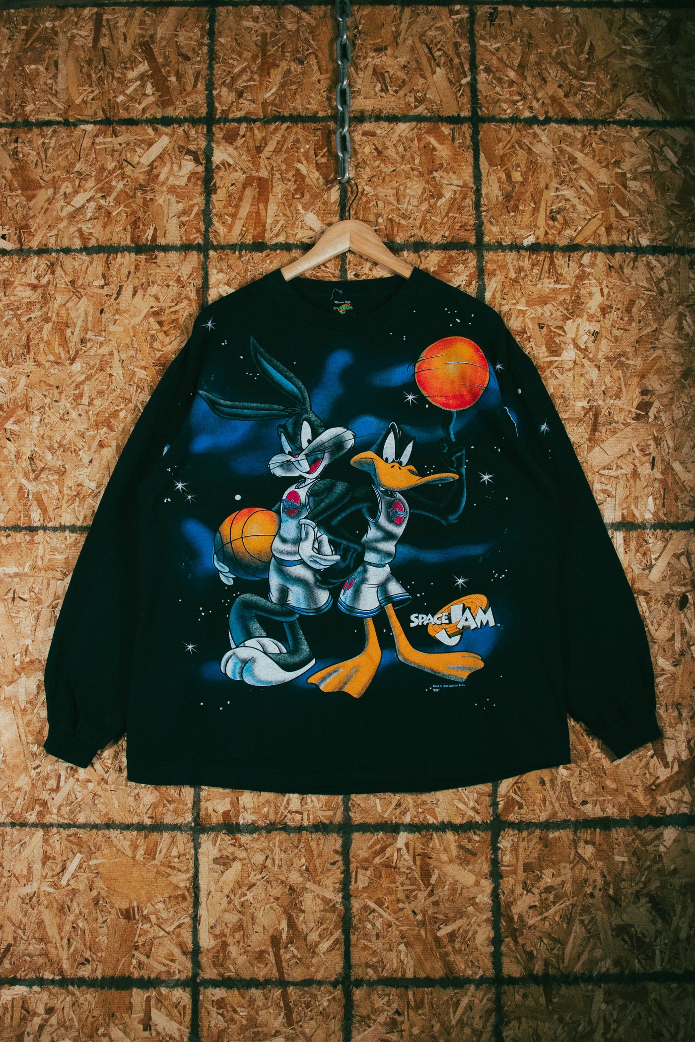 Vintage 1996 Space Jam All Over Print Longsleeve Shirt