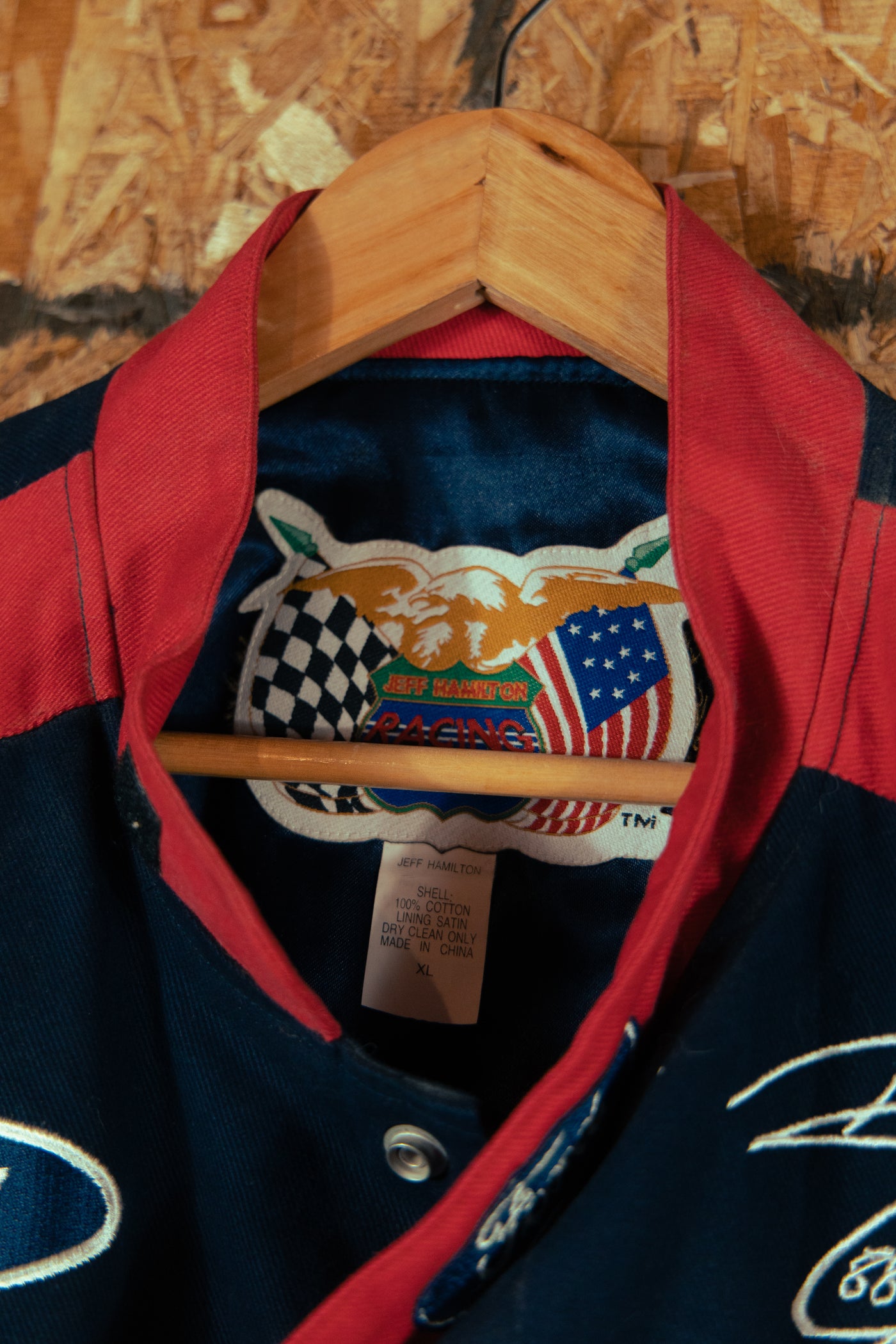 Vintage 90s Jeff Hamilton Dale Jarrett Racing Jacket