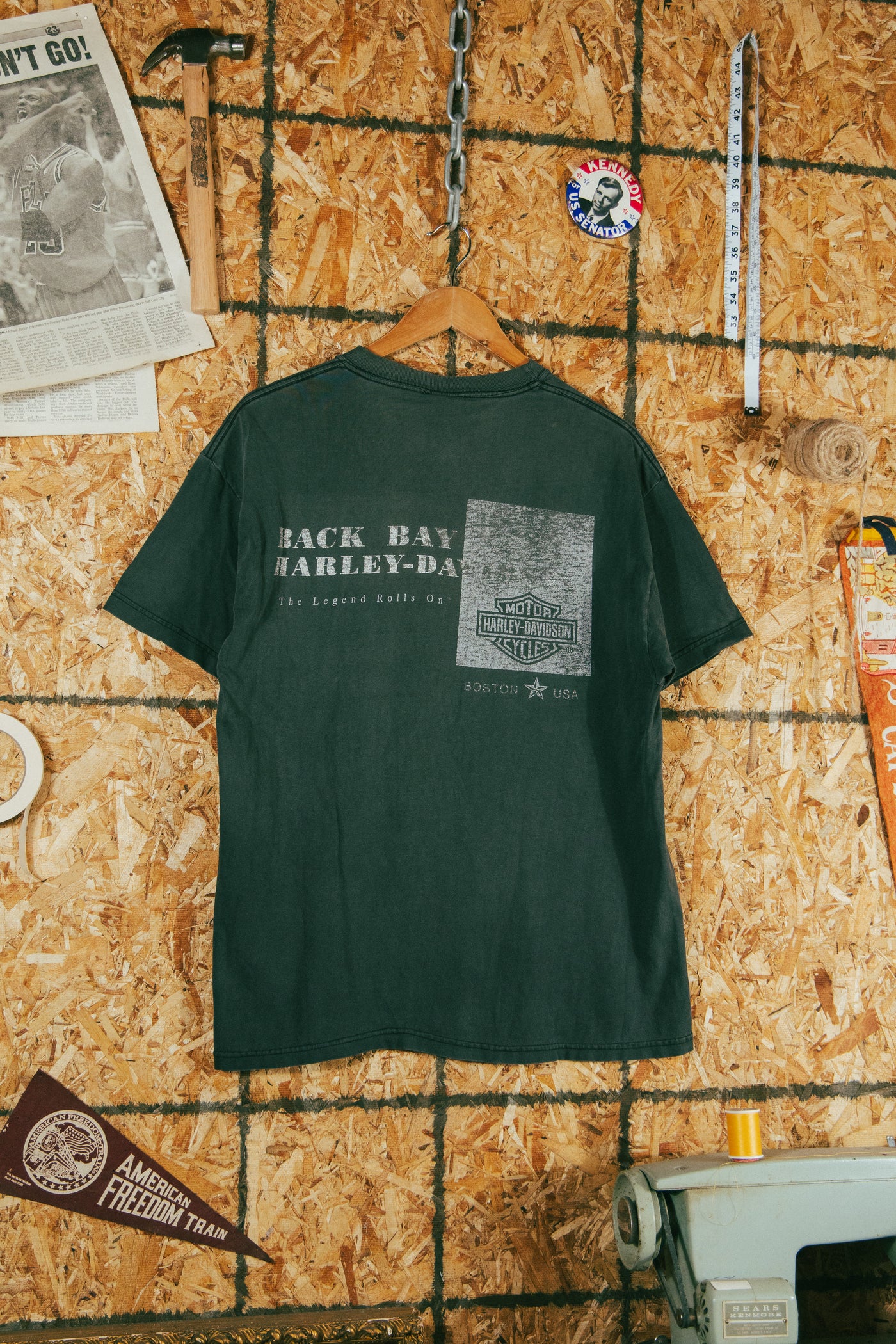 Vintage 2001 Harley Davidson Boston Flame T-Shirt