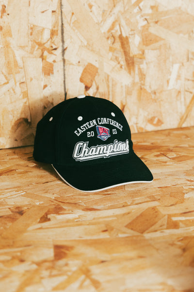 Vintage 2003 New Jersey Nets Velcro Hat