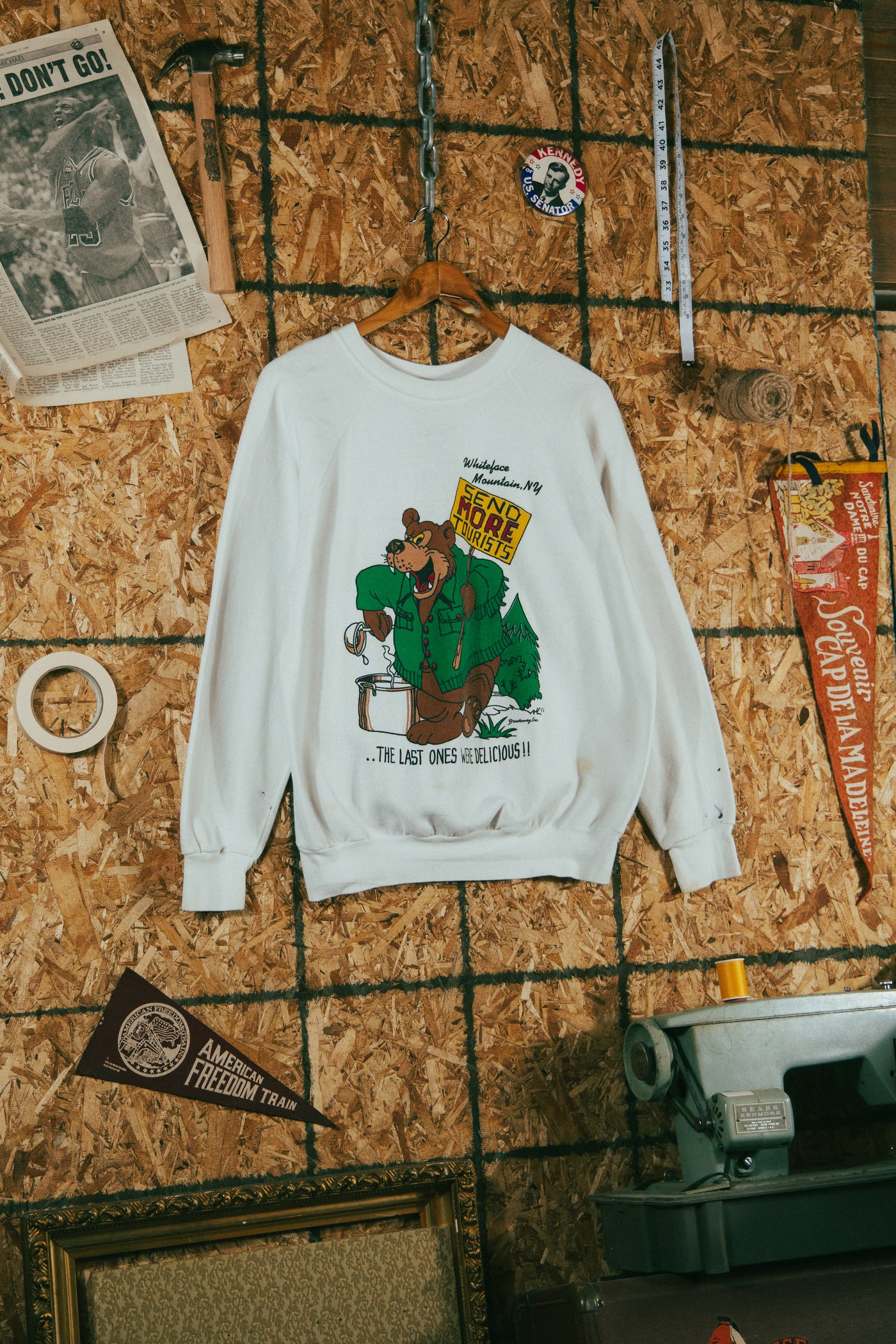 Vintage 80s Whiteface Mountain Tourists Crewneck