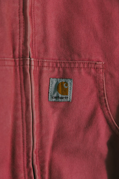 Vintage Carhartt WJ130 BBT Pink Hooded Jacket