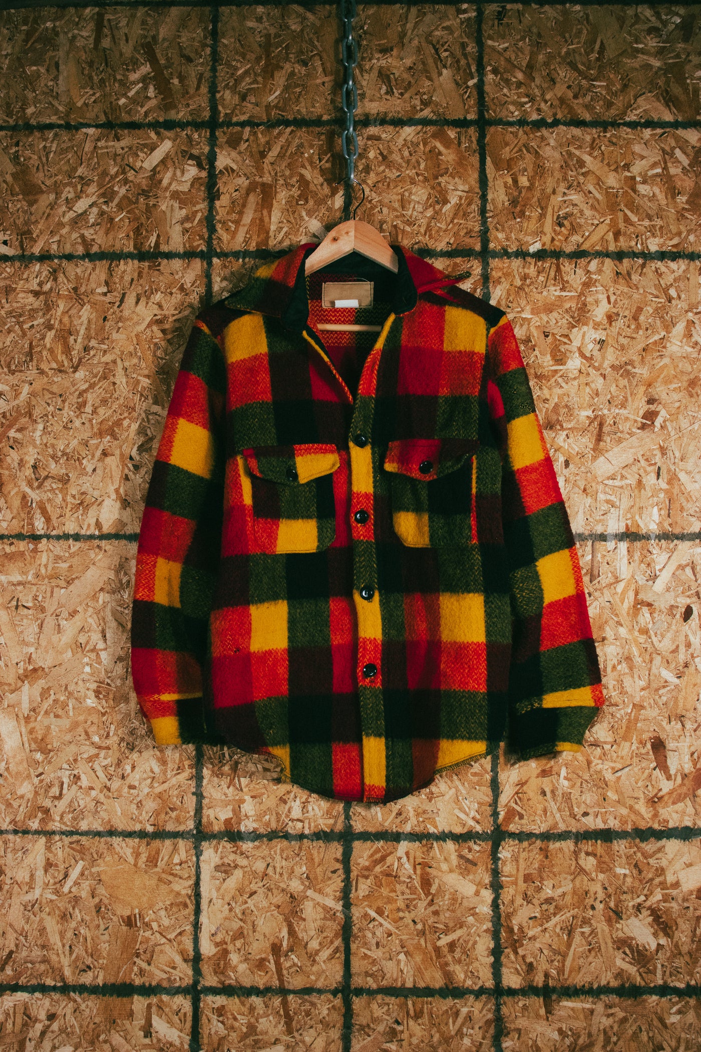 Vintage 1960s Melton Flannel Shirt