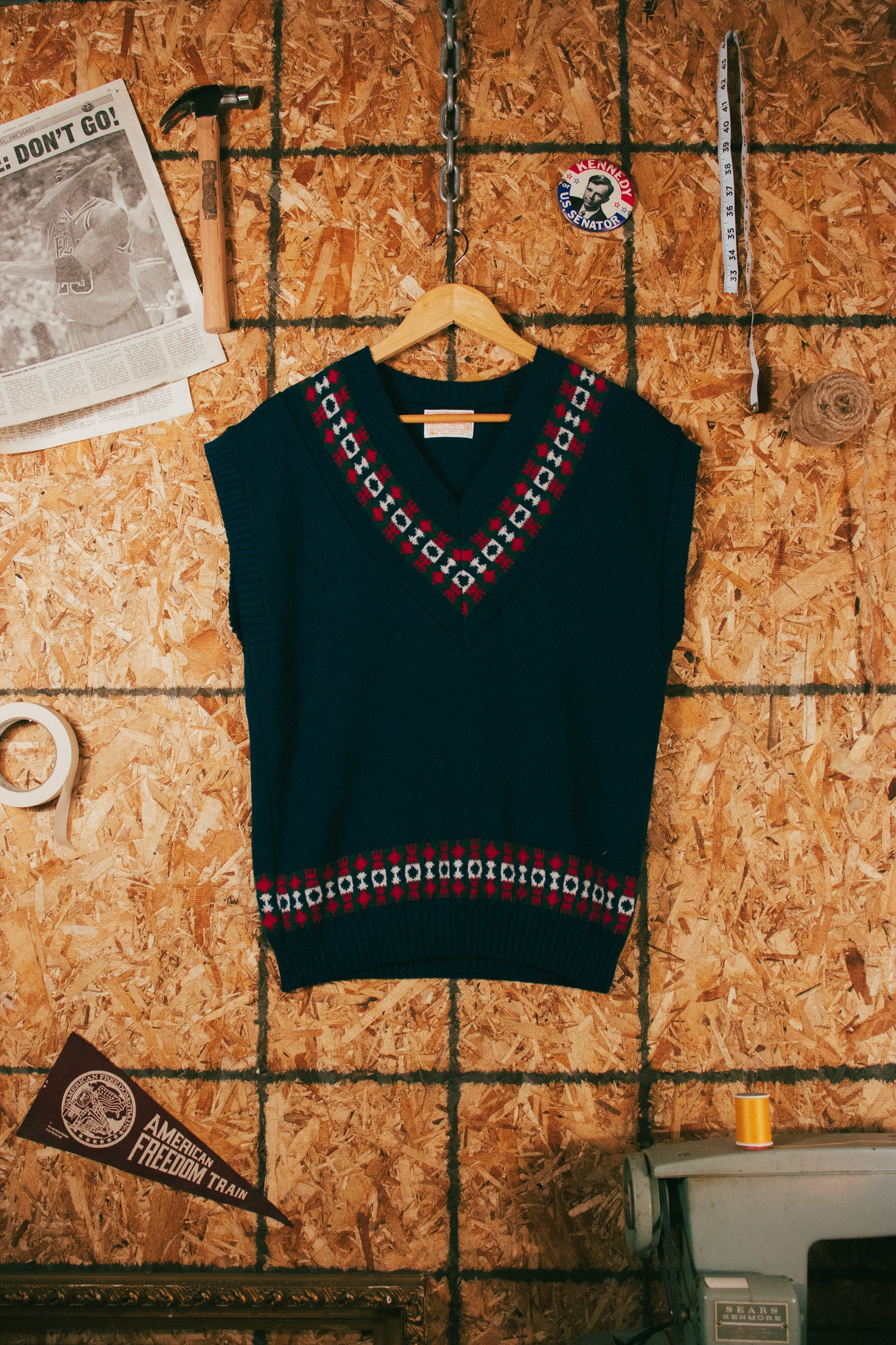 Vintage 80s Patterned Sweater Vest – Grateful Threads