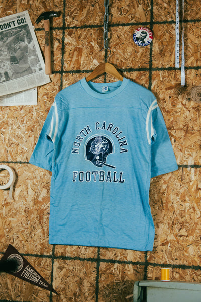 Vintage 70s UNC Football 3/4 Sleeve Shirt