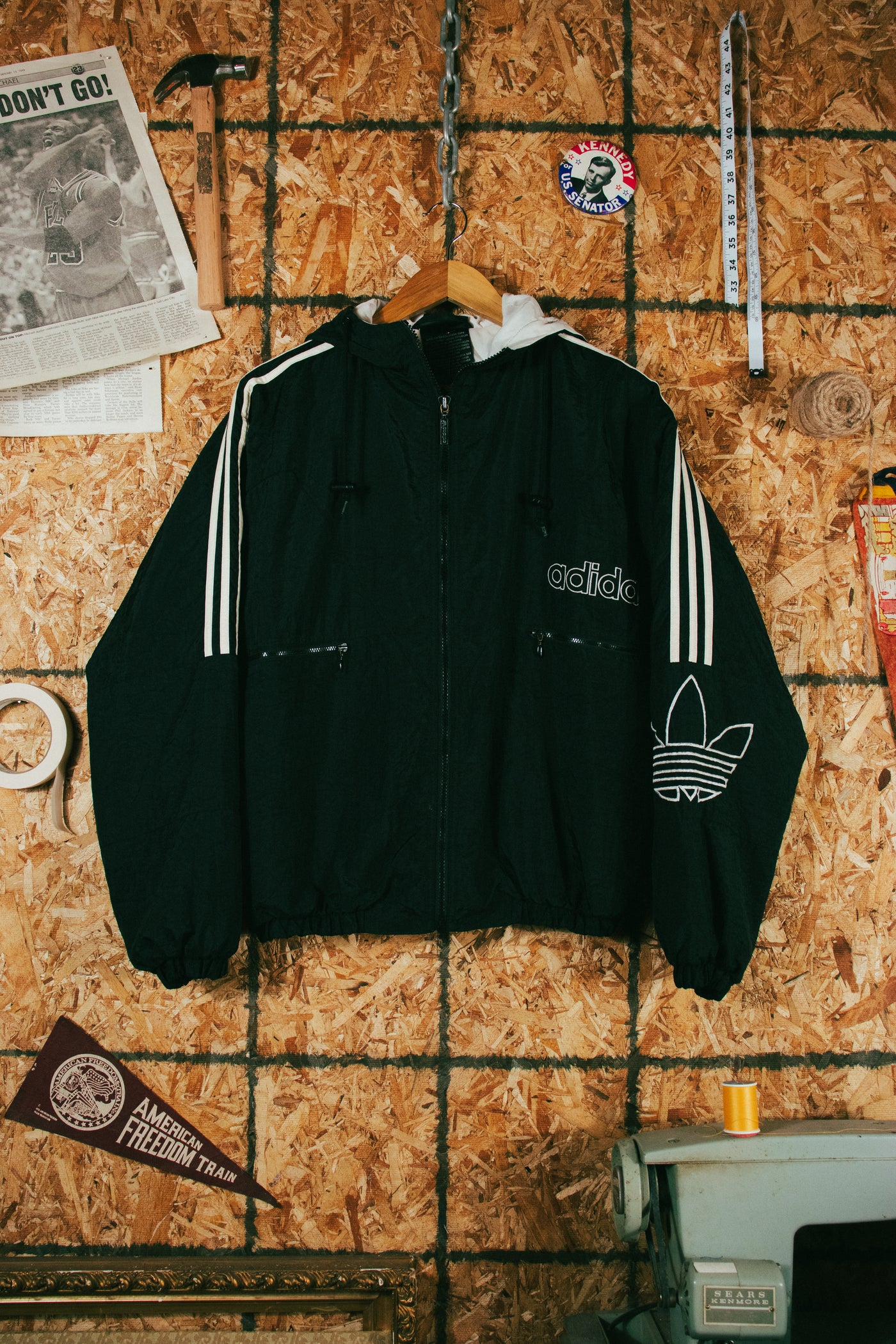 Vintage 90s Adidas Quilted Jacket