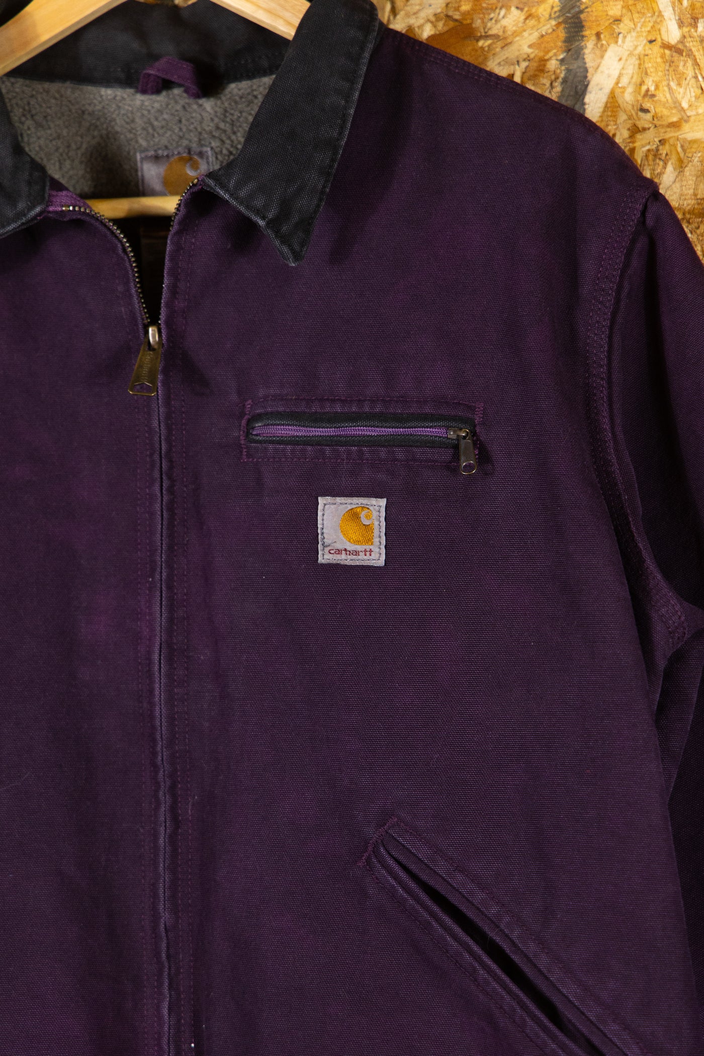 Vintage Carhartt Detroit Jacket —Purple WJ097 BGP