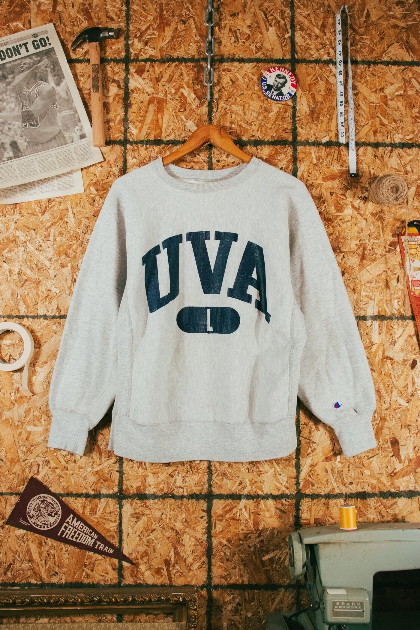 Vintage 80s University of Virginia Champion Reverse Weave Crewneck