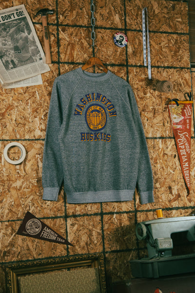 Vintage 80s Washington Huskies Crewneck