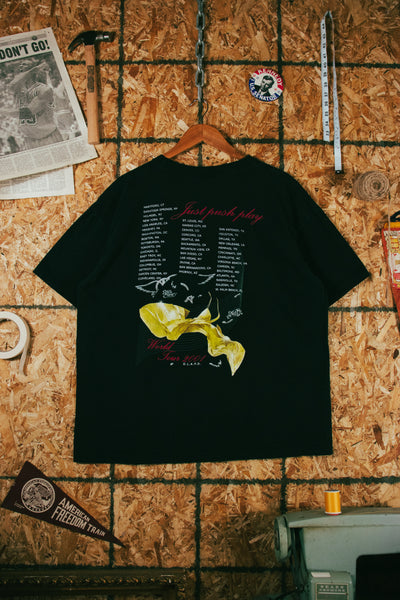 Vintage 2001 Aerosmith Just Press Play Tour T-Shirt