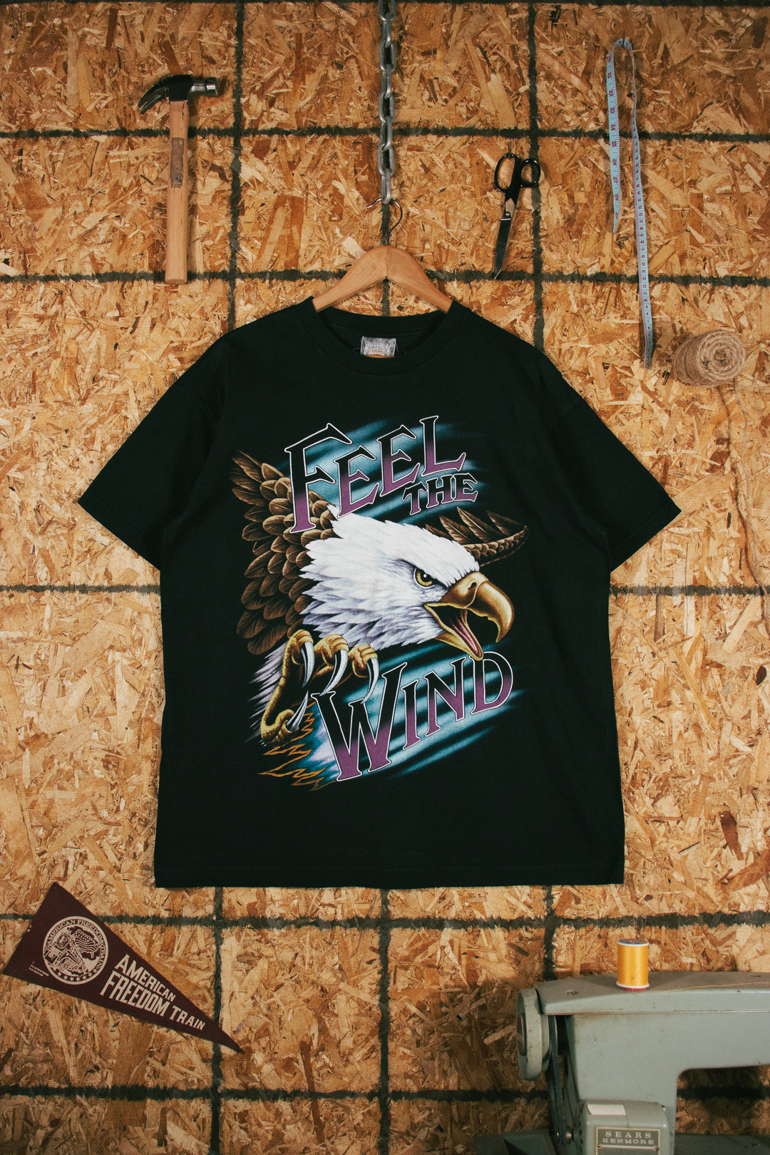 Vintage 90s American Thunder 'Feel the Wind' T-Shirt