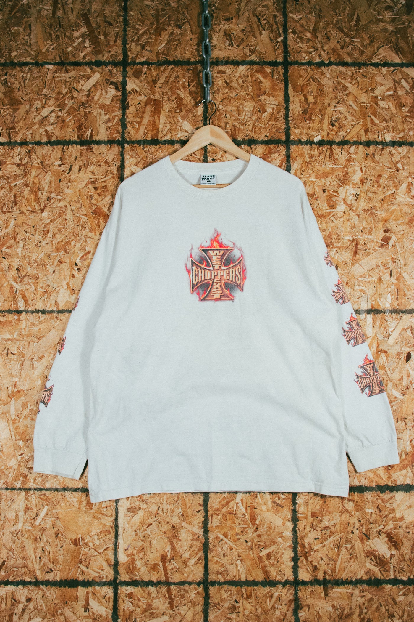 Vintage 90s West Coast Choppers Flame Longsleeve