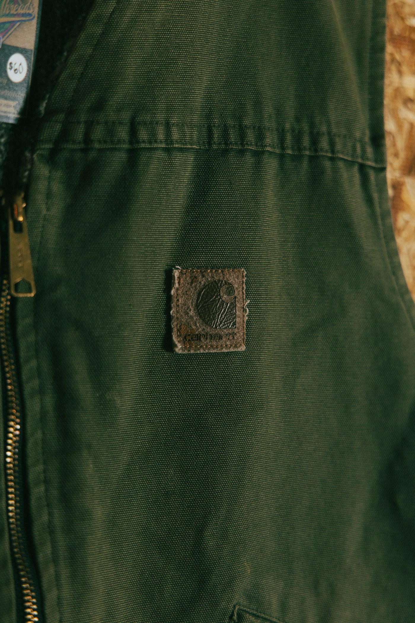 Vintage 90s Carhartt Aztec Lined Vest