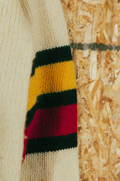 Vintage 90s Woolrich Knit Wool Hockey Sweater