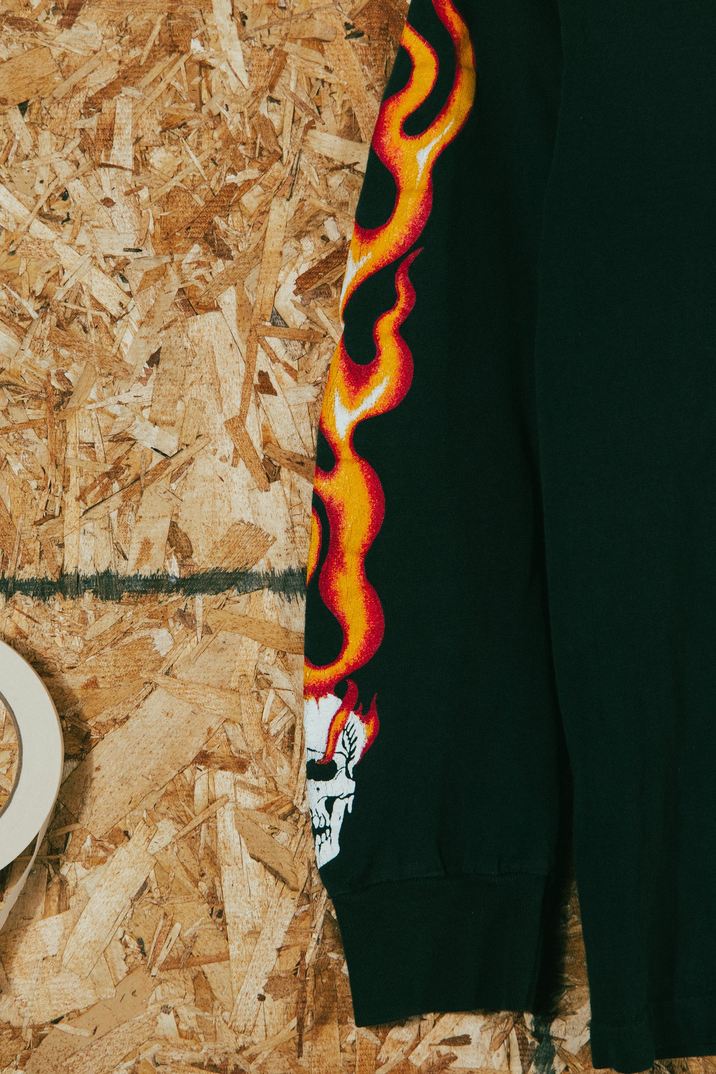 Vintage 90s Biker Flame Longsleeve