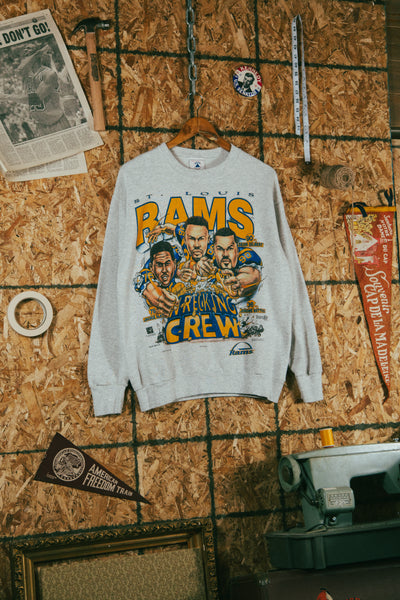 Vintage 1995 St. Louis Rams Xplosion Caricature Crewneck
