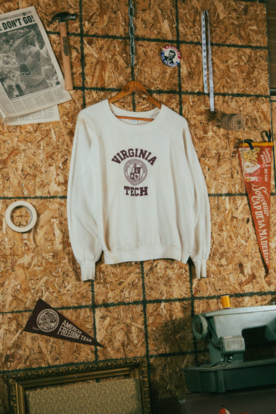 Vintage 70s Virginia Tech Crewneck