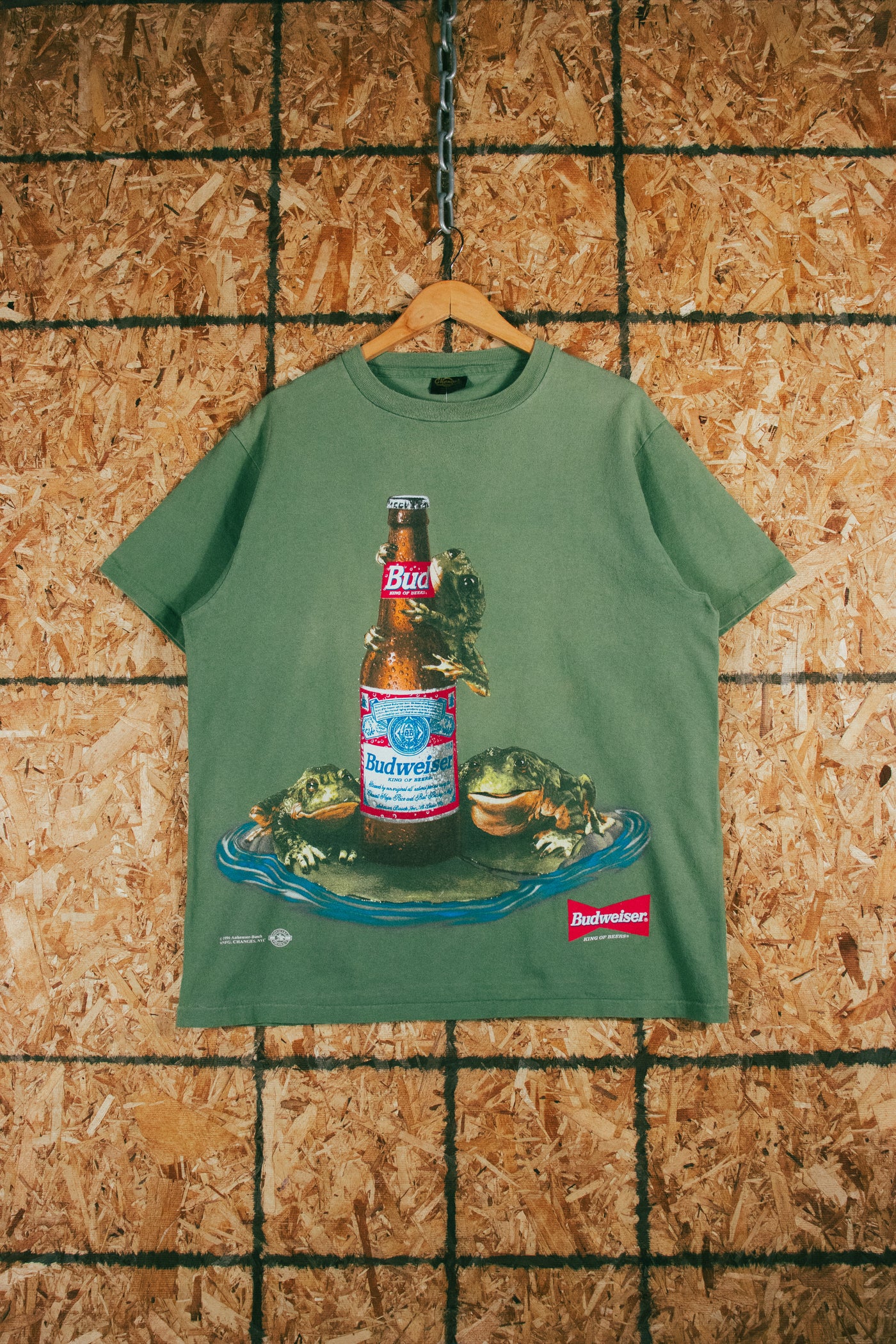 Vintage 1996 ‘Jump on a Bud’ Budweiser Promo T-Shirt