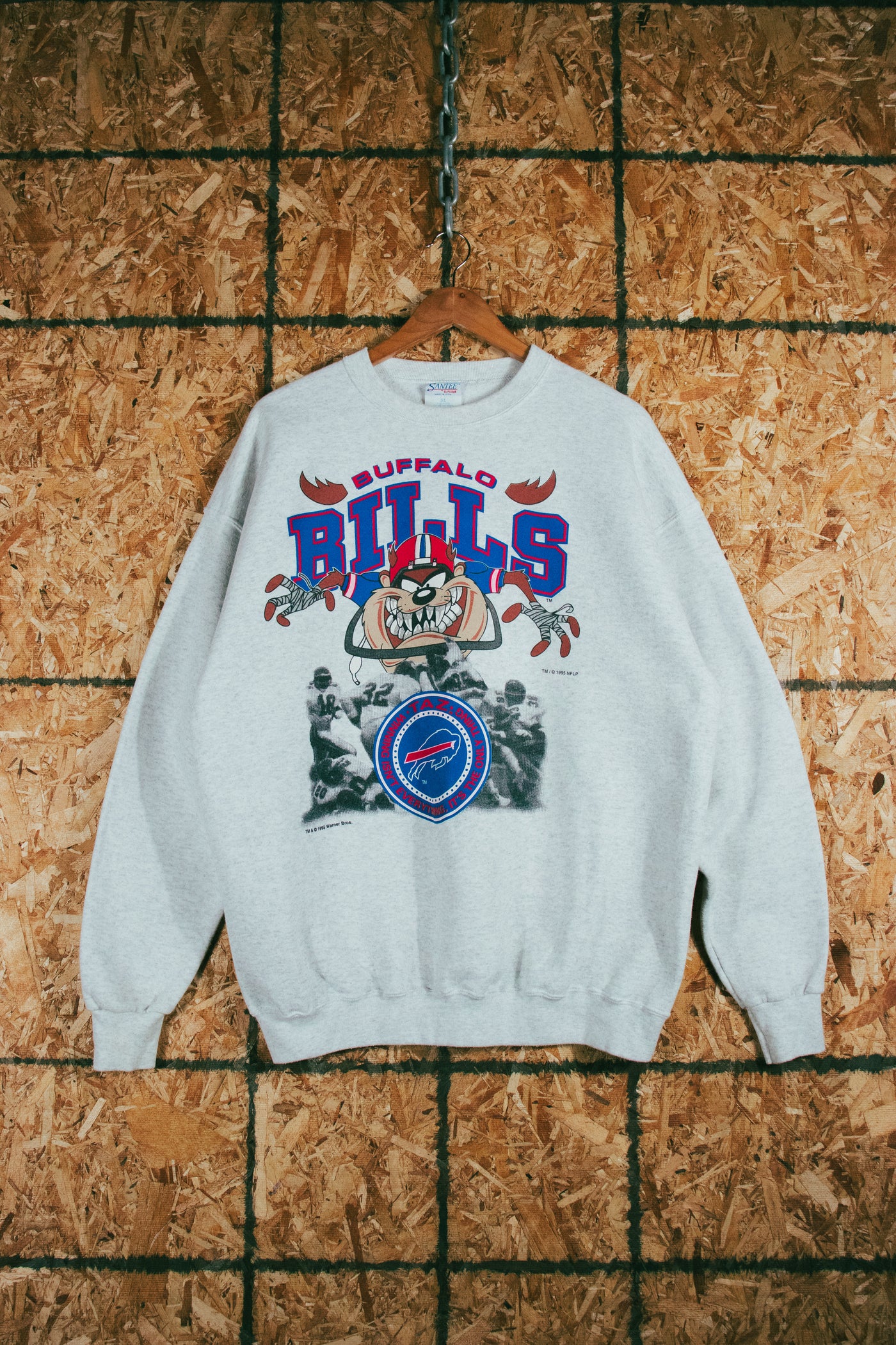 Vintage 1995 Taz Buffalo Bills Crewneck