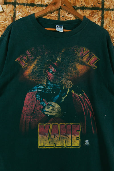 Vintage 90s Pure Evil Kane WWF T-Shirt