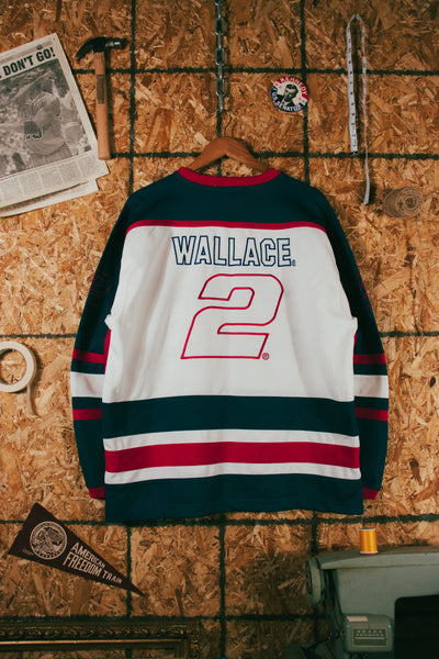 Vintage 2005 Miller Lite Rusty Wallace Hockey Jersey