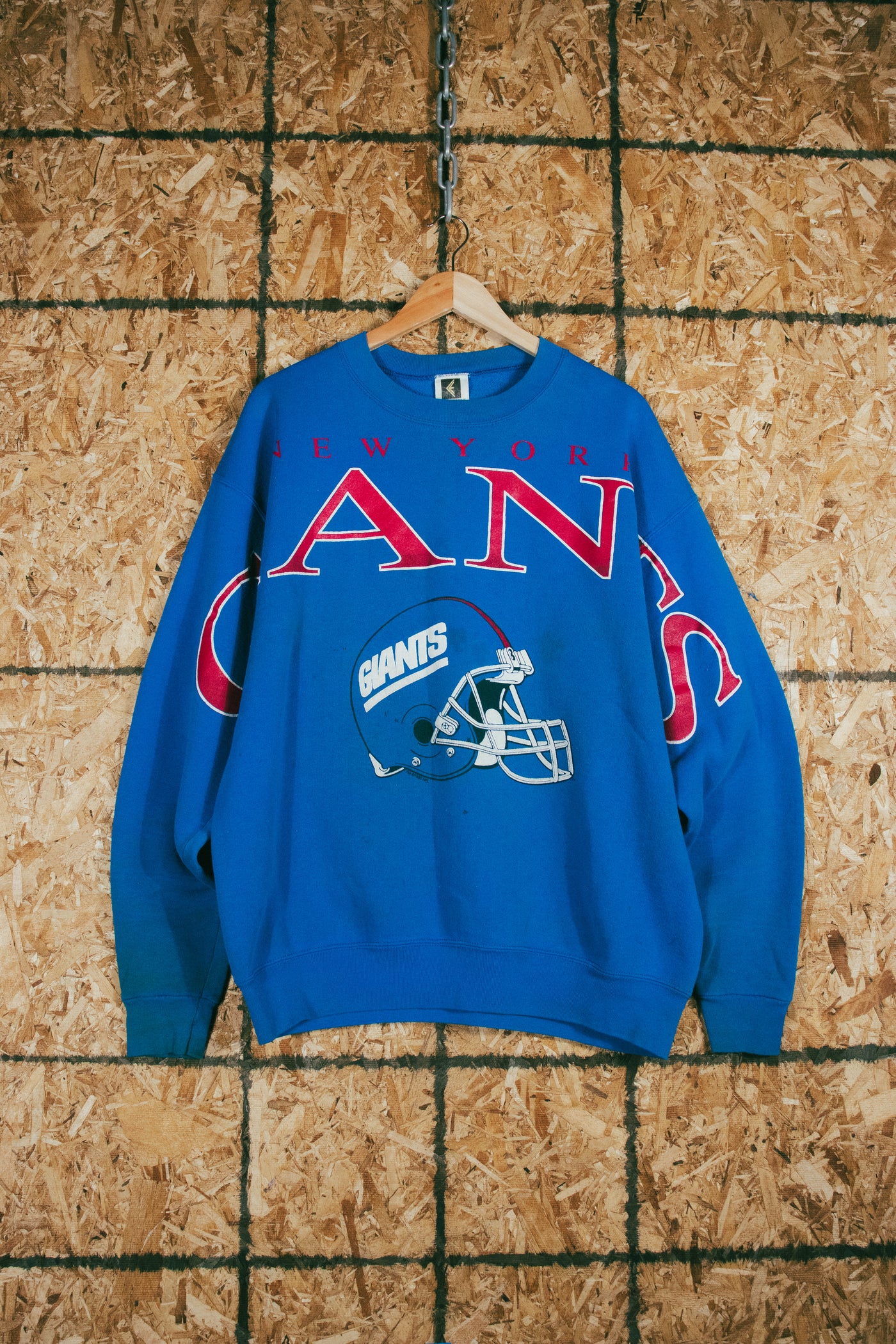 Vintage 1993 New York Giants Spellout Crewneck