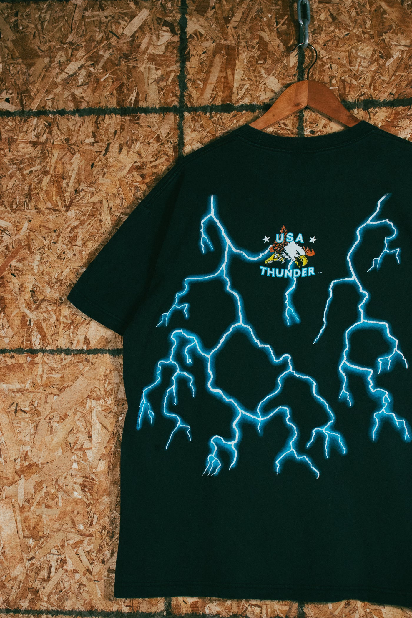 Vintage 90s American Thunder Wolf T-Shirt