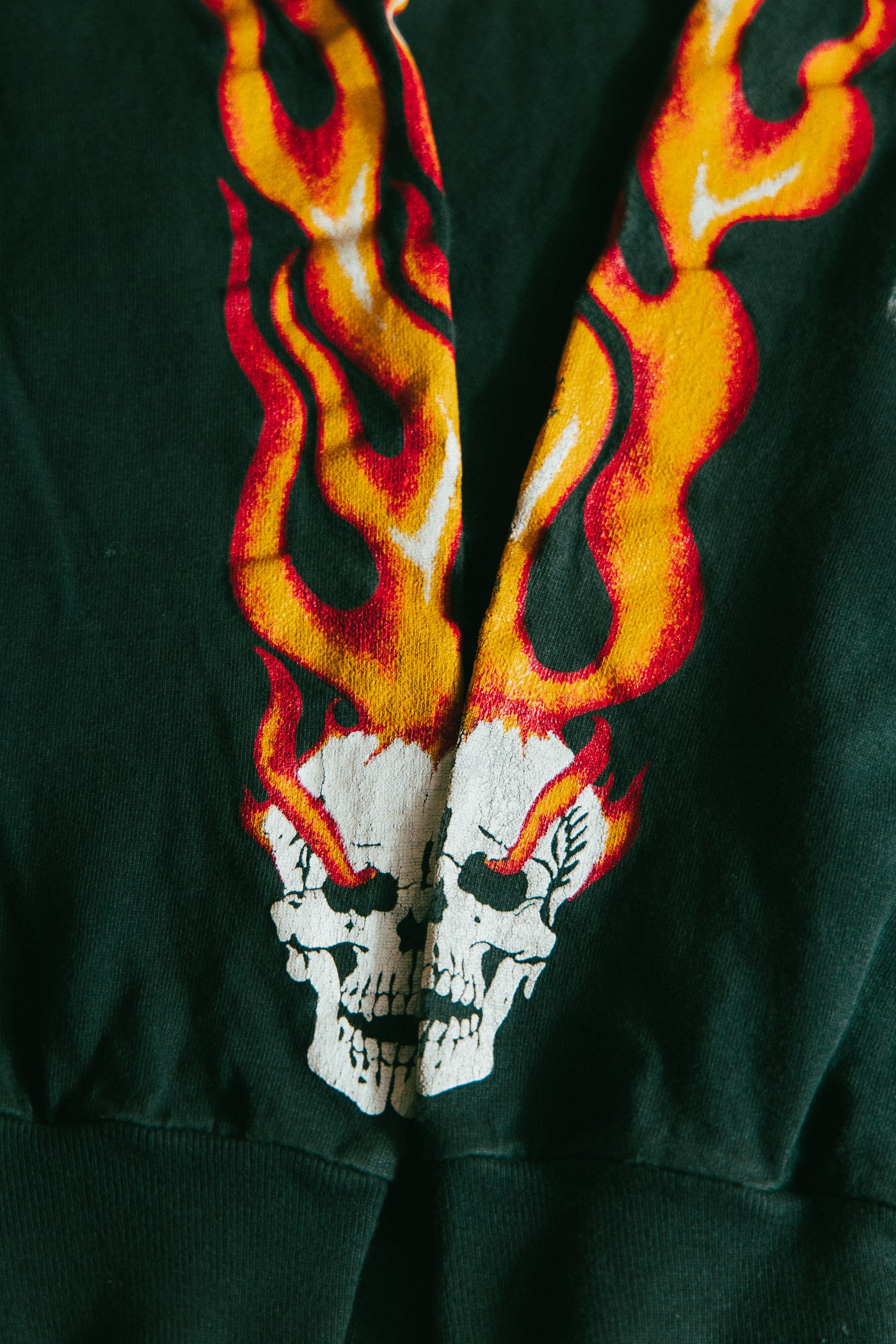 Vintage 90s Biker Flame Longsleeve
