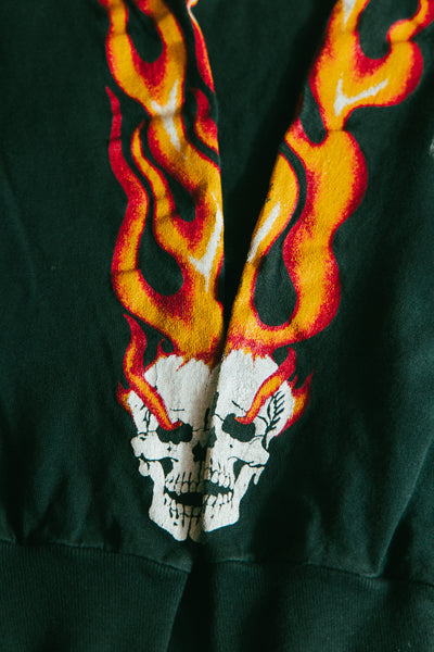 Vintage 90s Biker Flame Longsleeve