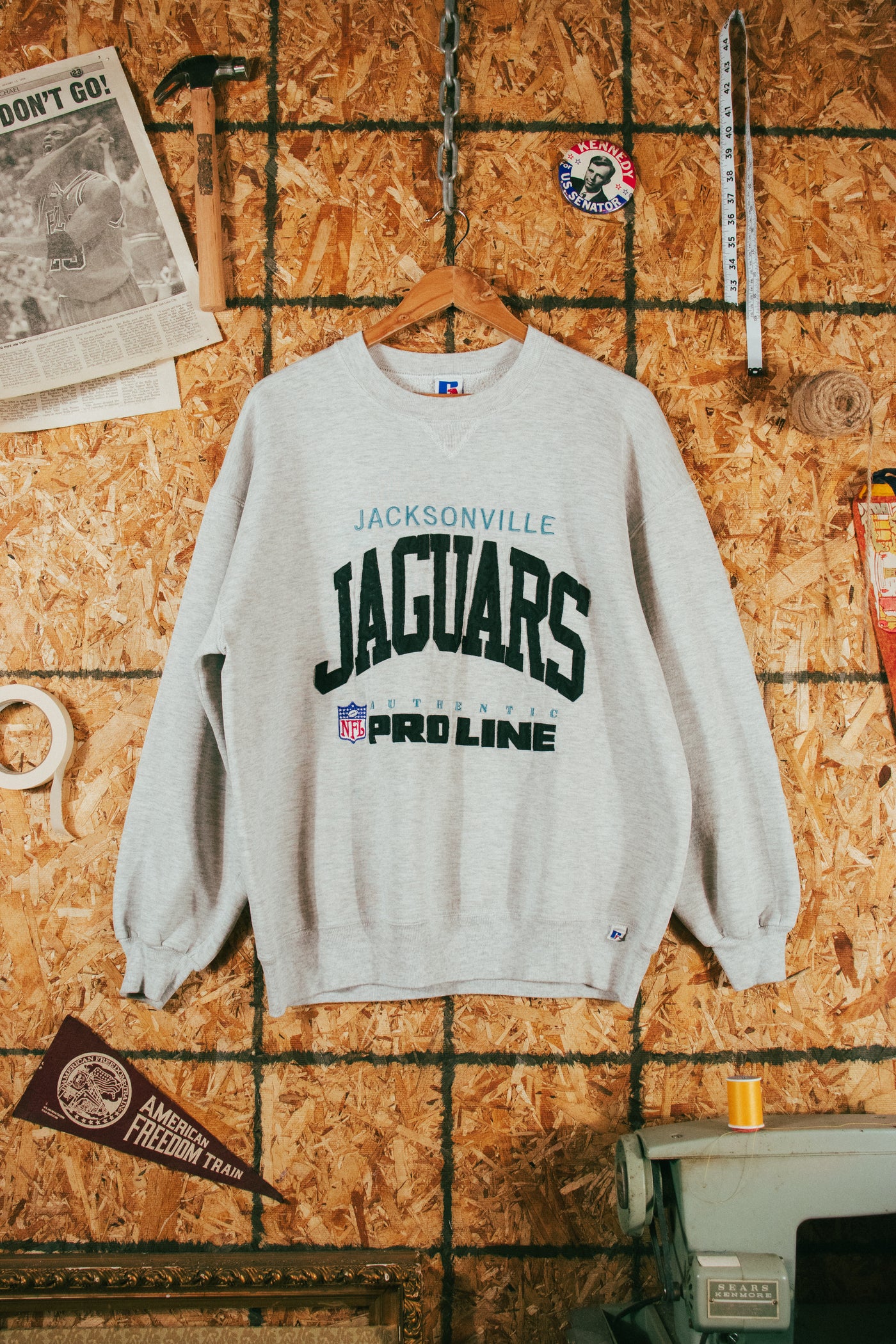Vintage 90s Jacksonville Jaguars Russell Athletic Crewneck
