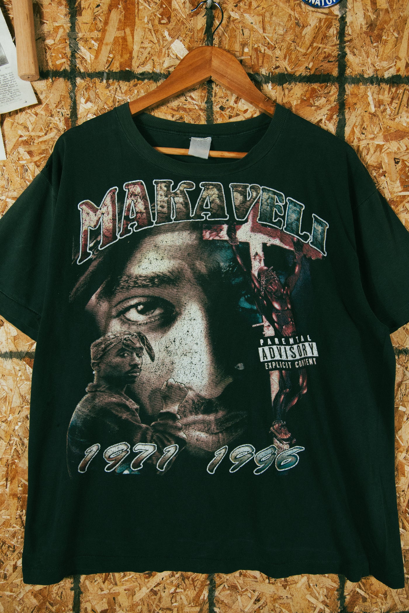 Vintage 90s Tupac Makaveli Rap T-Shirt